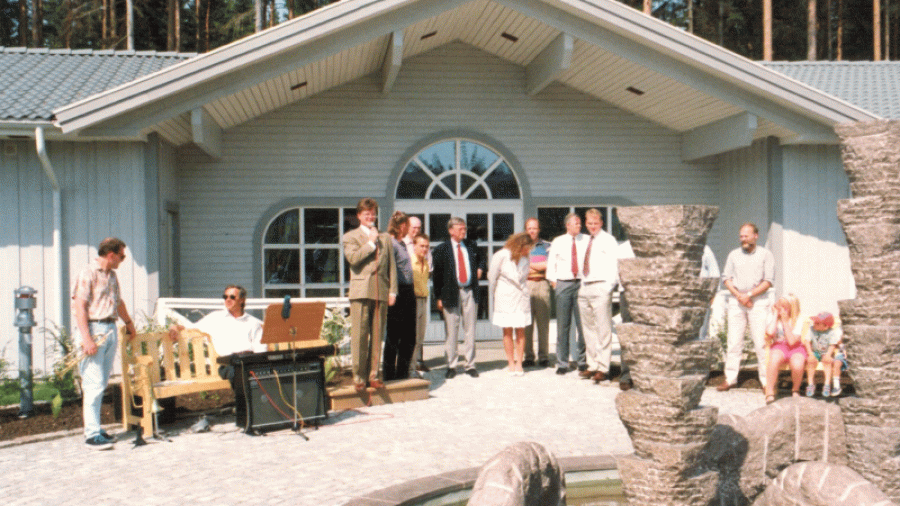Från invigningen 1992